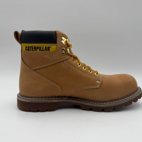 CAT Second Shift Honey Leather Steel Toe Work Boots Men\'s 12 main image 4
